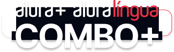 O combo + é a junção do laura + e o alura lingua